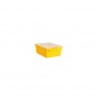 Aufbewahrungsbox Ergo Tray, 15 cm hoch, gelb, 